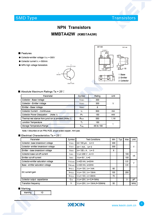 MMBTA42W