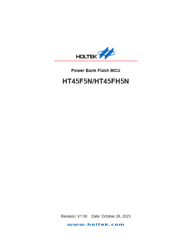 HT45F5N Datasheet Preview