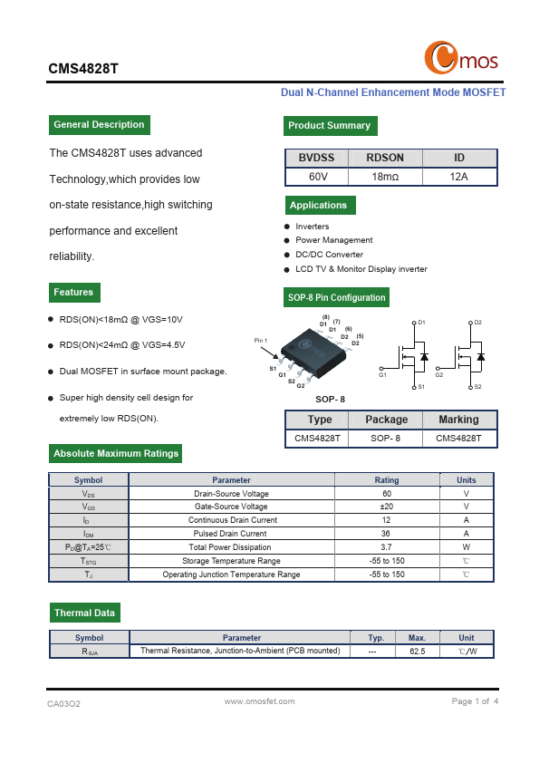 CMS4828T Datasheet Preview