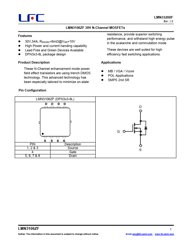 LMN3106ZF Datasheet Preview