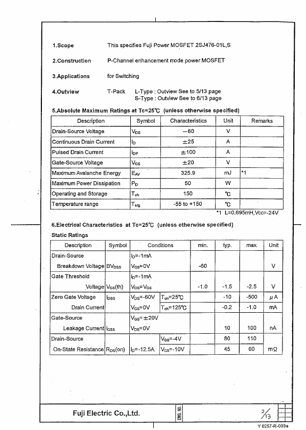 2SJ476-01L