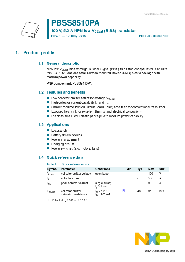 PBSS8510PA