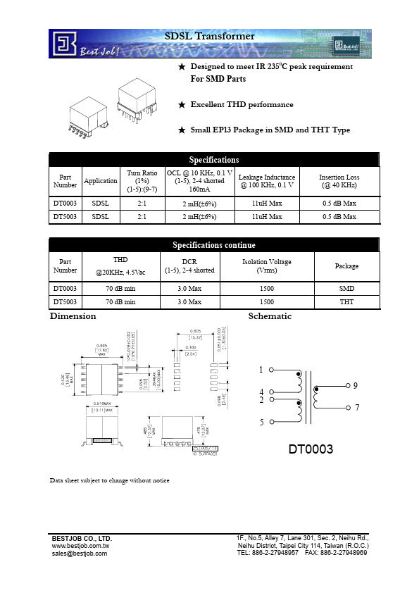 DT5003