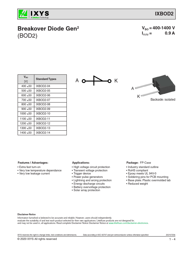 IXBOD2-06 Datasheet Preview