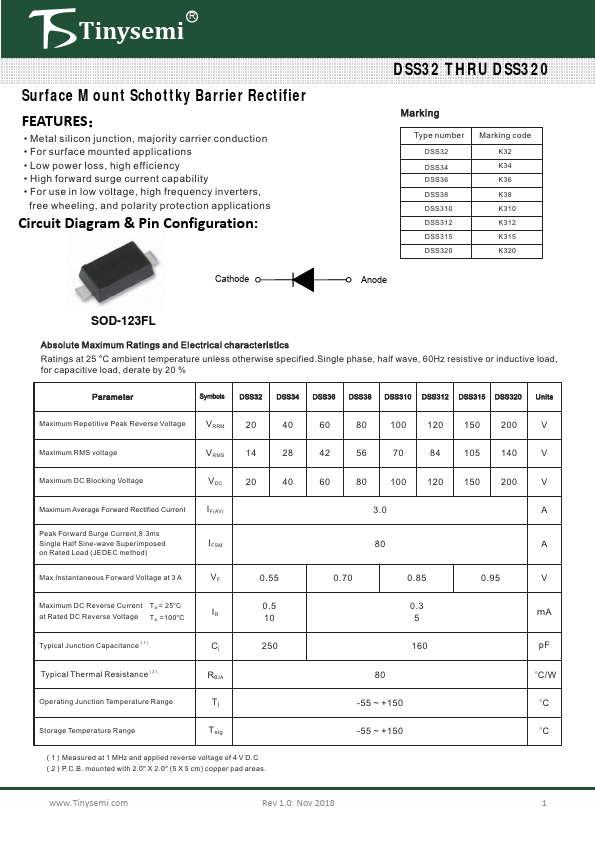 DSS310 Datasheet Preview