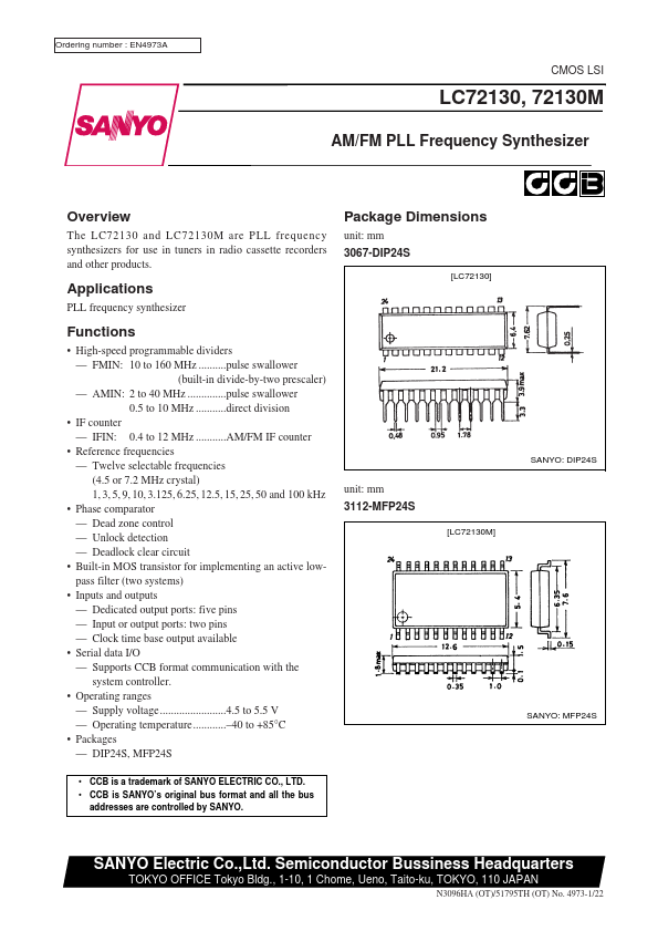 LC72130M