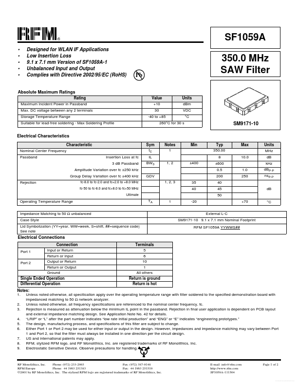 SF1059A