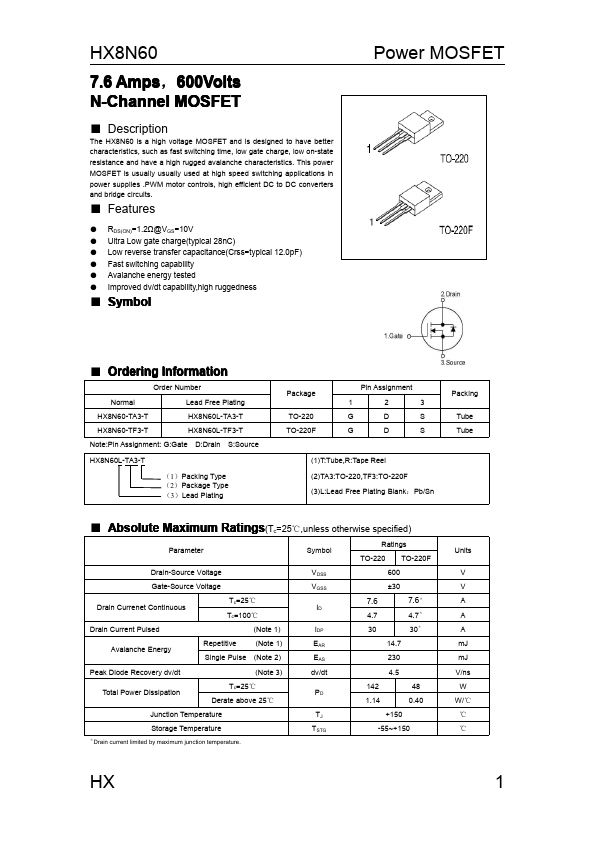 HX8N60