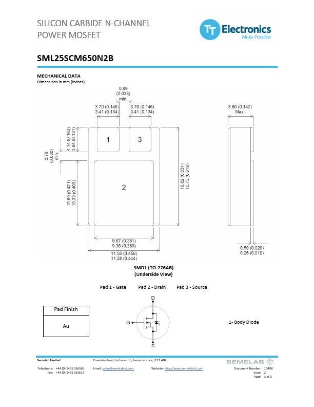 SML25SCM650N2B