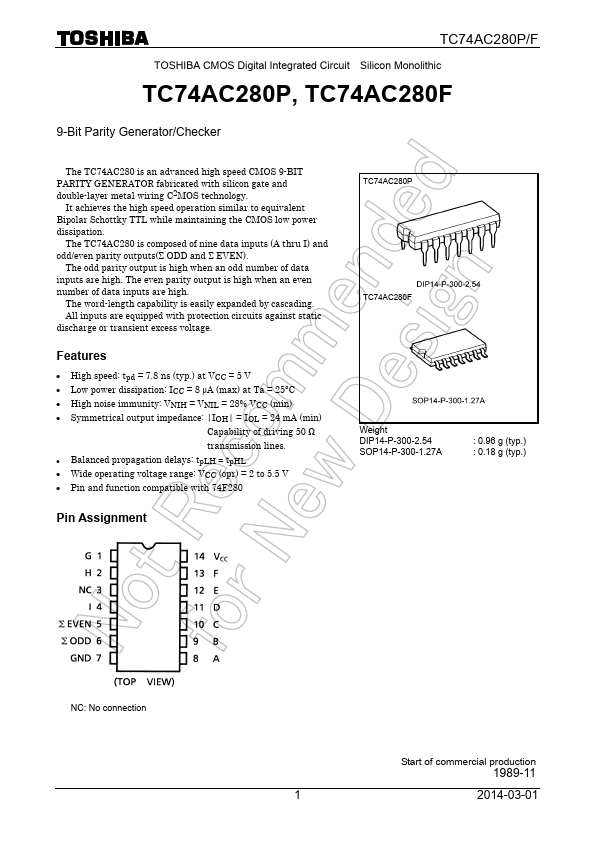 TC74AC280F