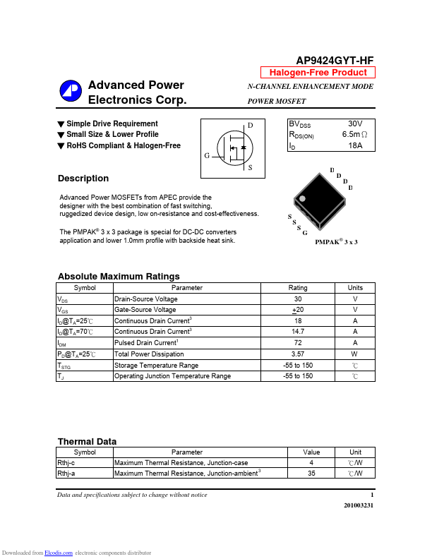 AP9424GYT-HF