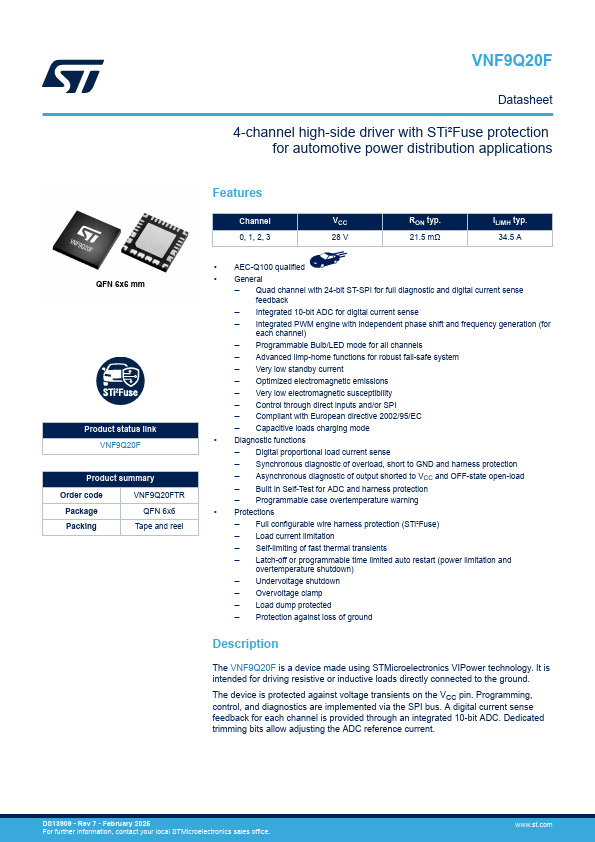VNF9Q20F Datasheet Preview