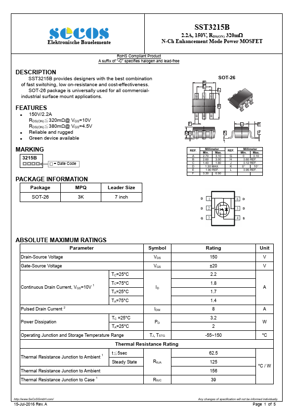 SST3215B