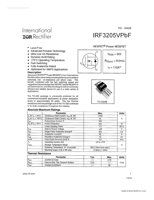 IRF3205VPBF