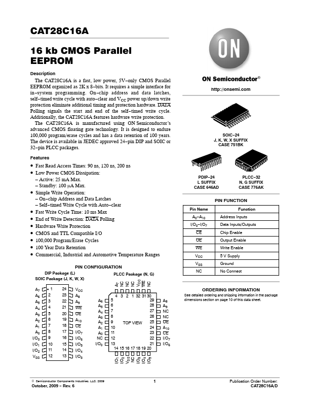 CAT28C16A