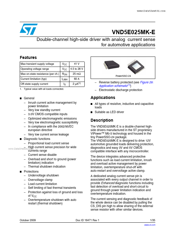 VND5E025MK-E