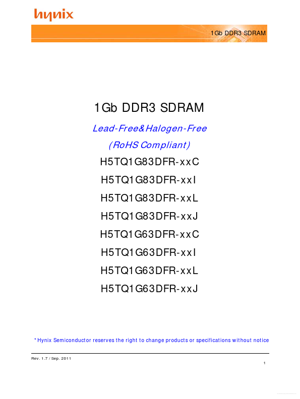 H5TQ1G63DFR-xxC