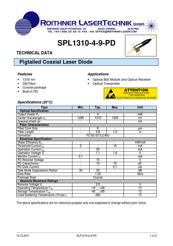 SPL1310-4-9-PD