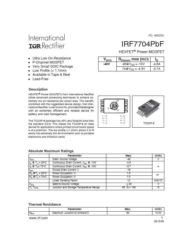 IRF7704PbF