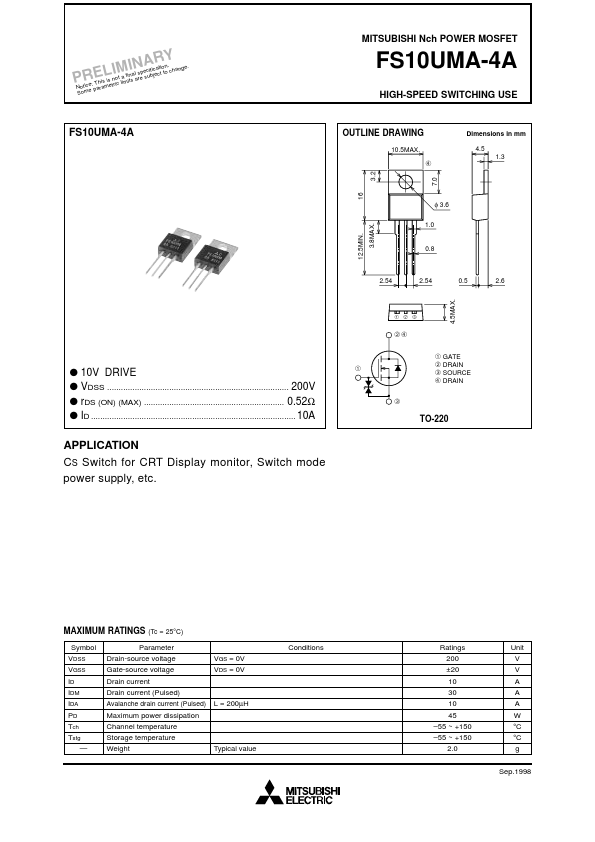 FS10UMA-4A