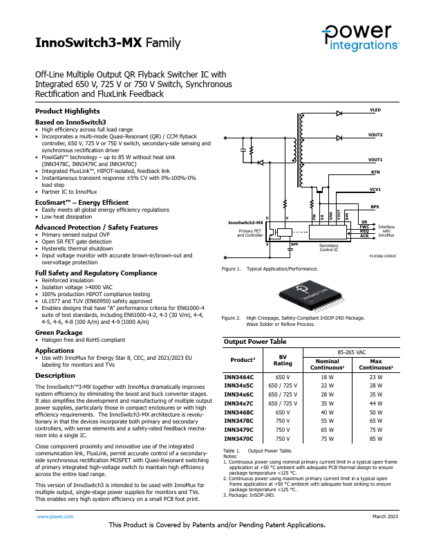 INN3470C Datasheet Preview