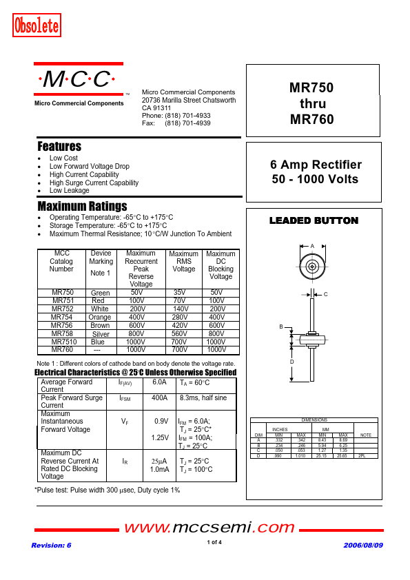 MR7510 Datasheet Preview