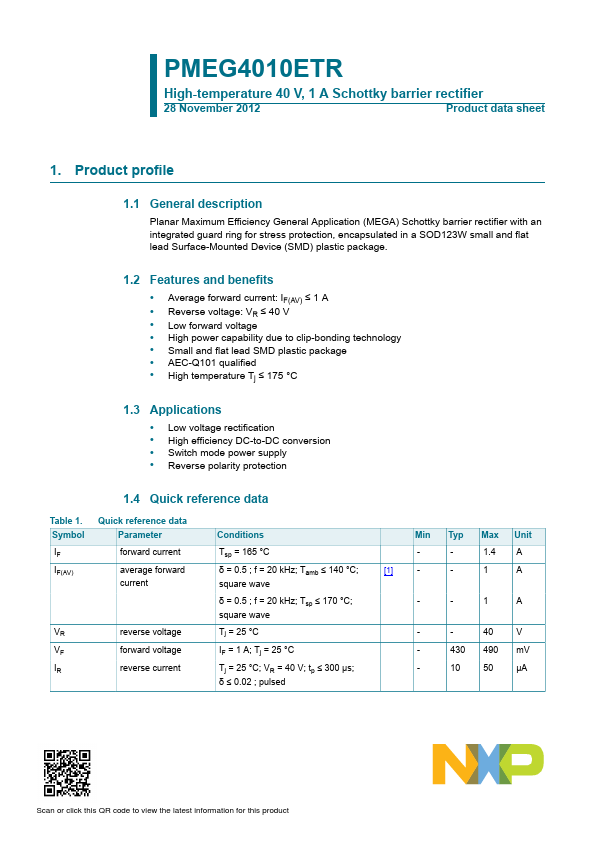 PMEG4010ETR