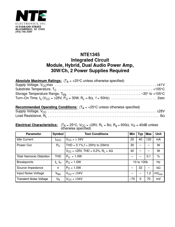 NTE1345