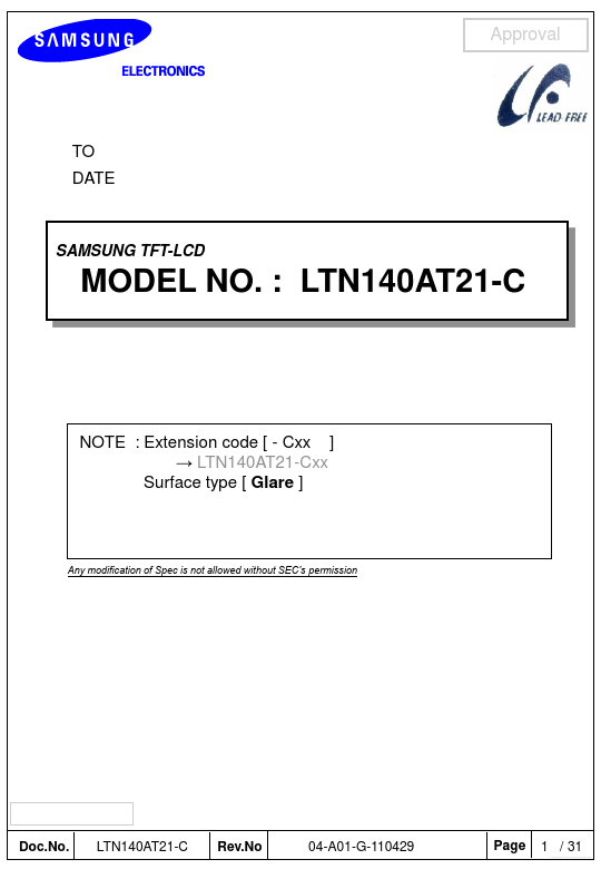 LTN140AT21-C