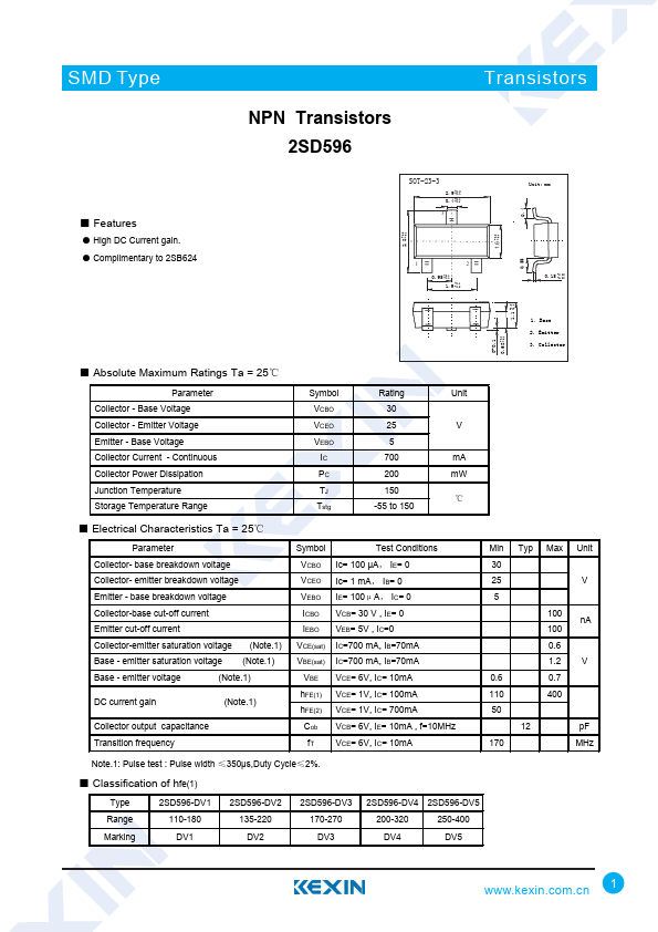 2SD596