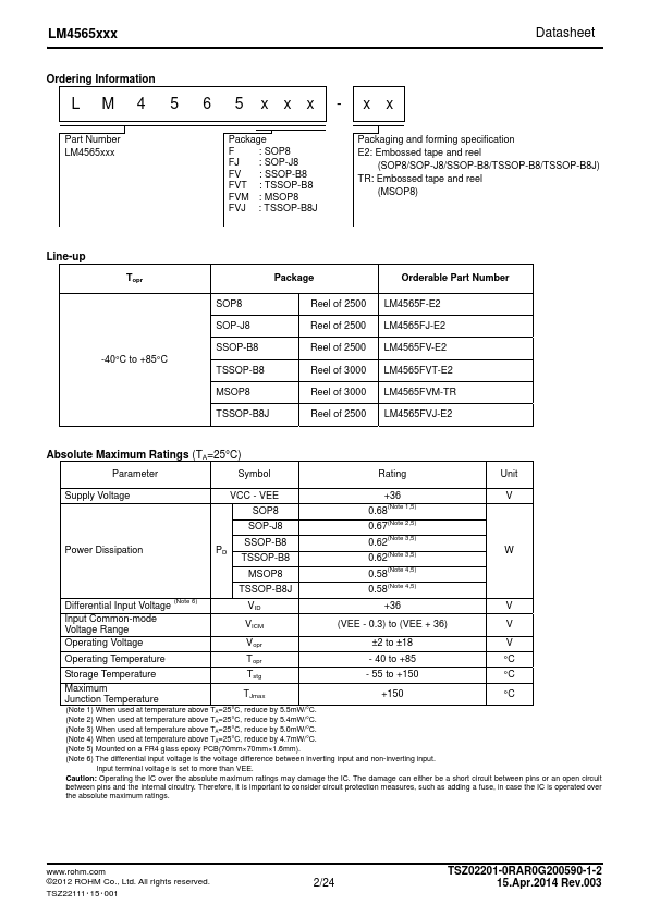 LM4565FVJ