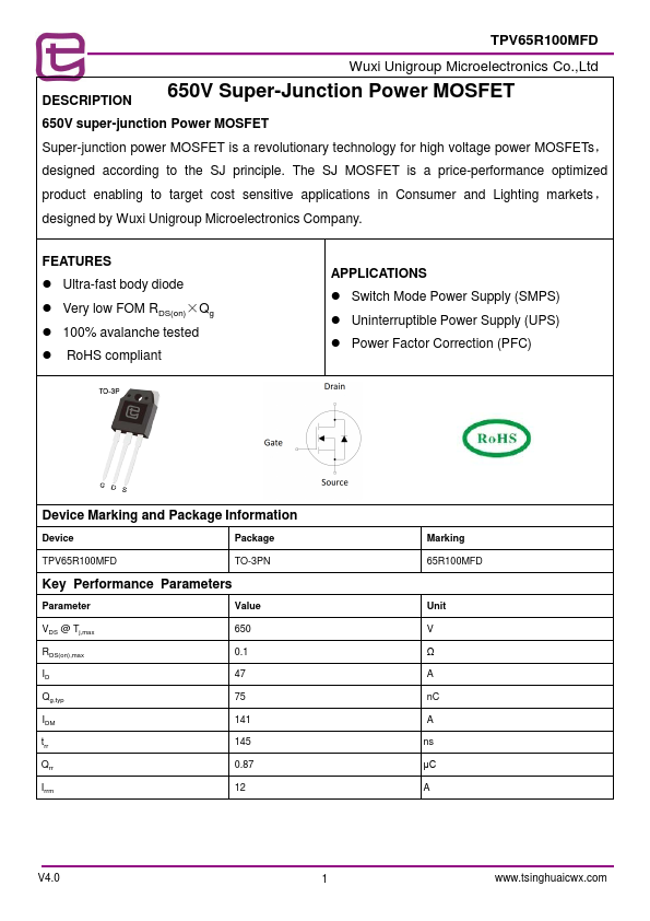 TPV65R100MFD