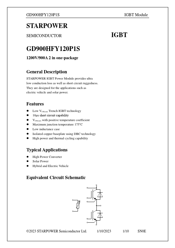 GD900HFY120P1S Datasheet Preview