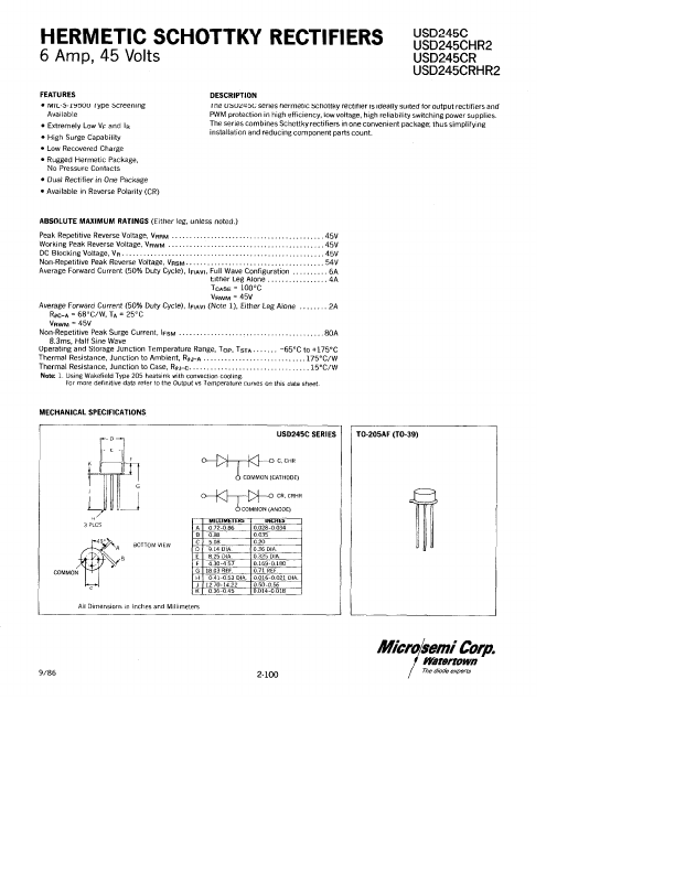 USD245CHR2