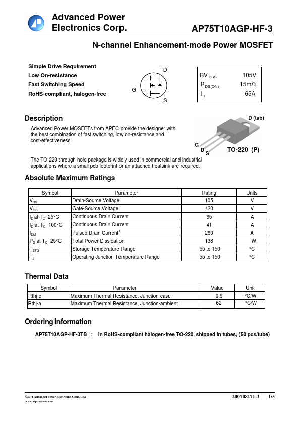 AP75T10AGP-HF-3