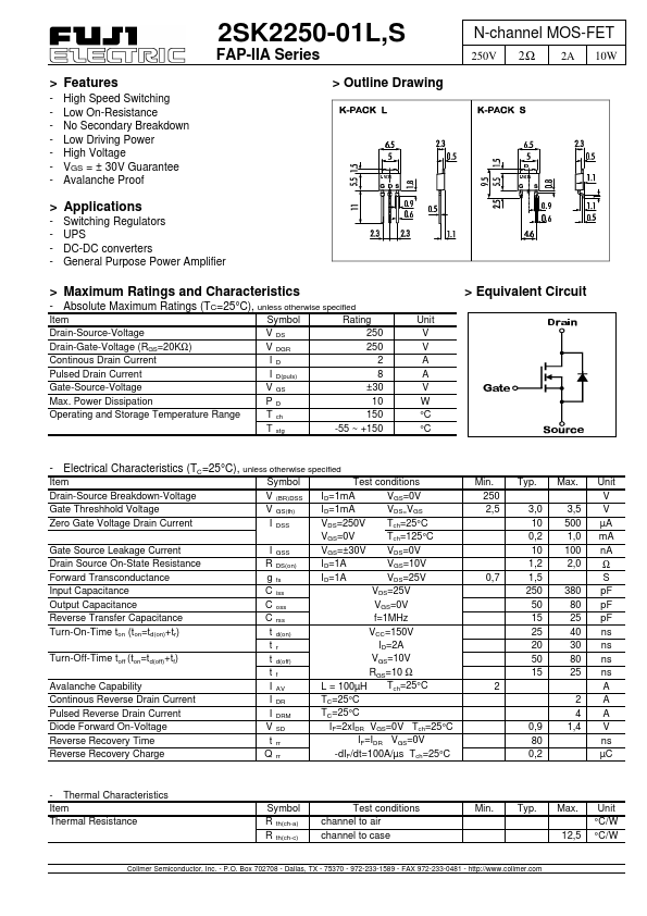 2SK2250-01S