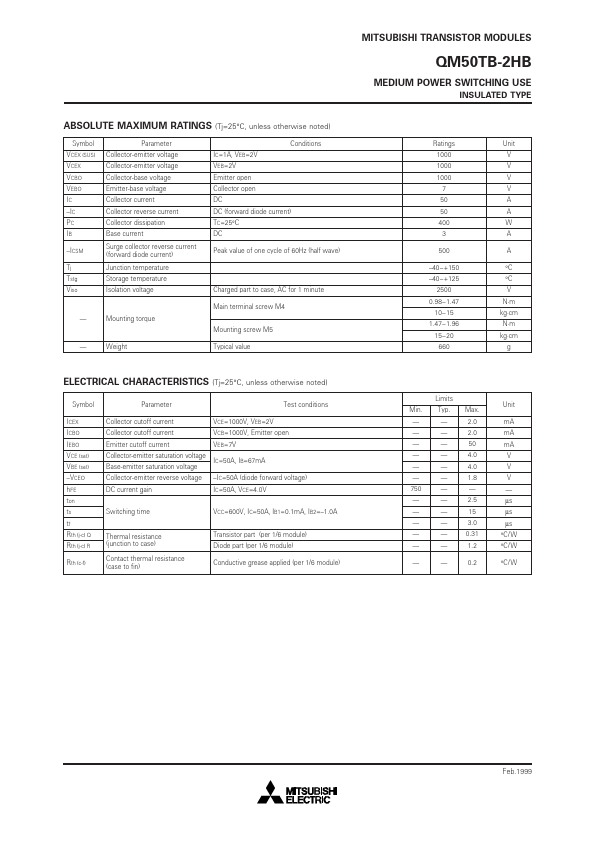 QM50TB-2HB