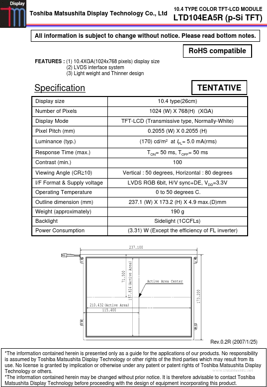 LTD104EA5R