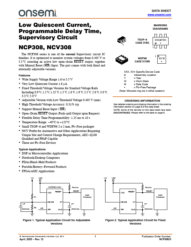 NCV308 Datasheet Preview