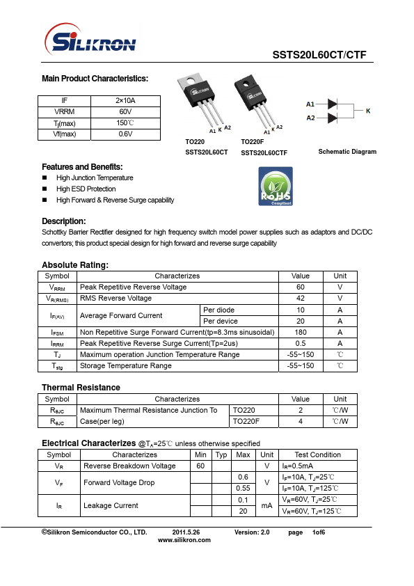 SSTS20L60CT