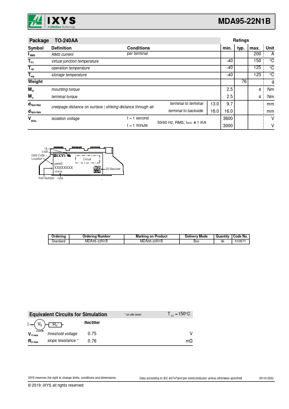 MDA95-22N1B