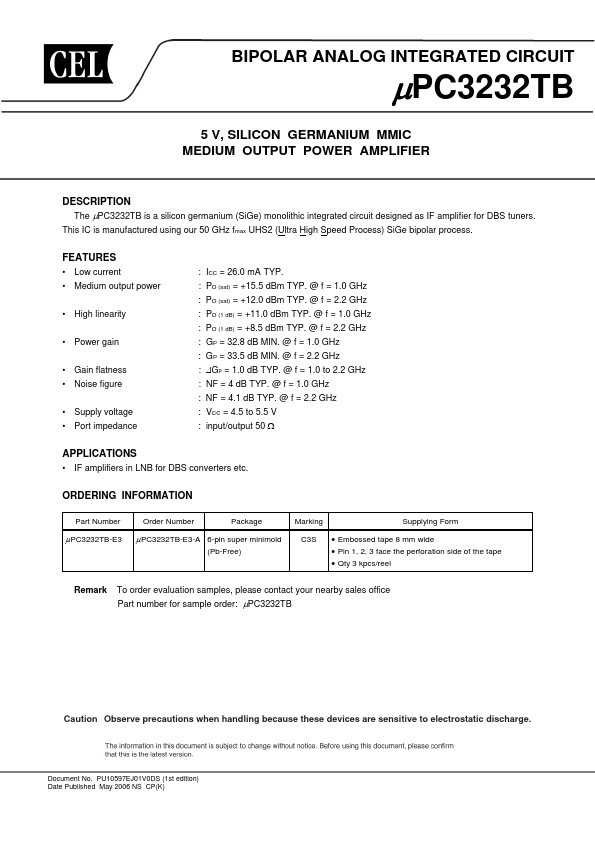 UPC3232TB