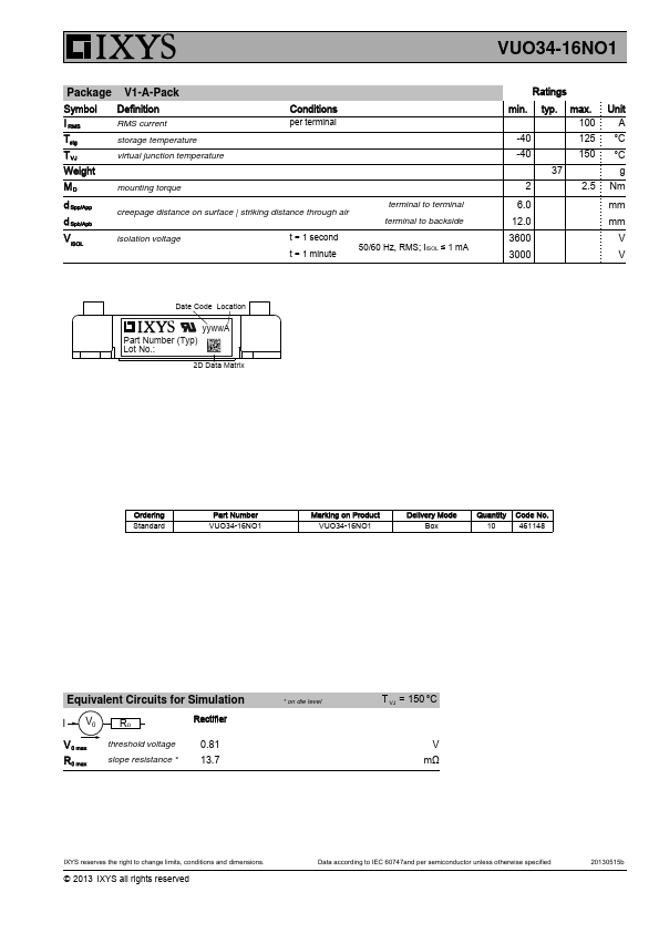 VUO34-16NO1