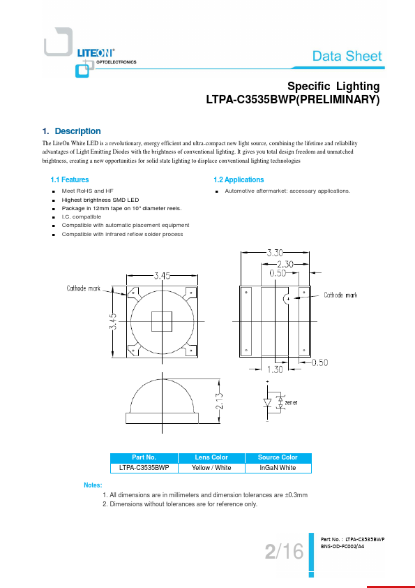 LTPA-C3535BWP