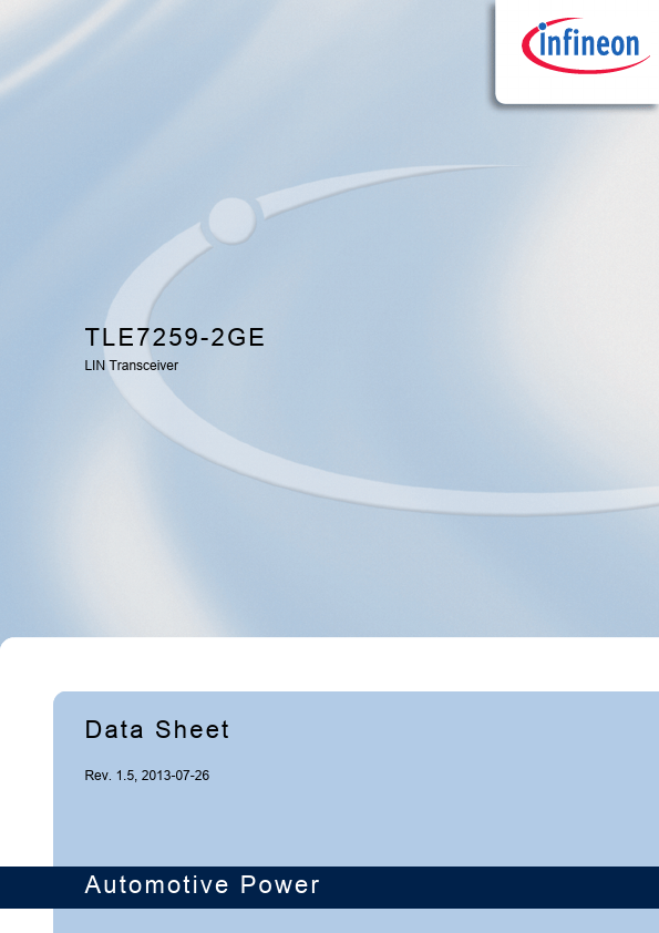TLE7259-2GE Datasheet Preview