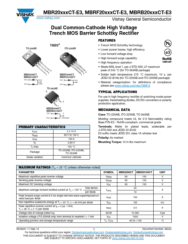 MBR2090CT-E3