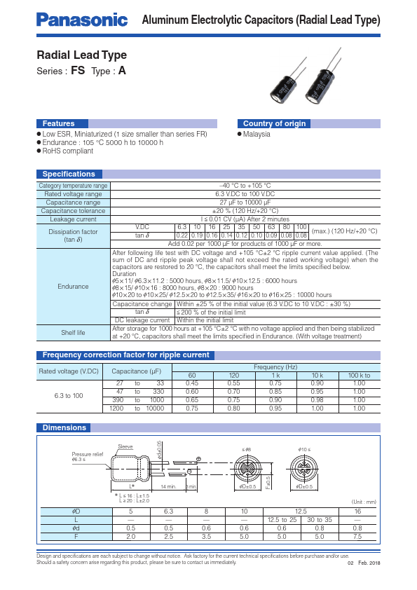 EEUFS2A271S