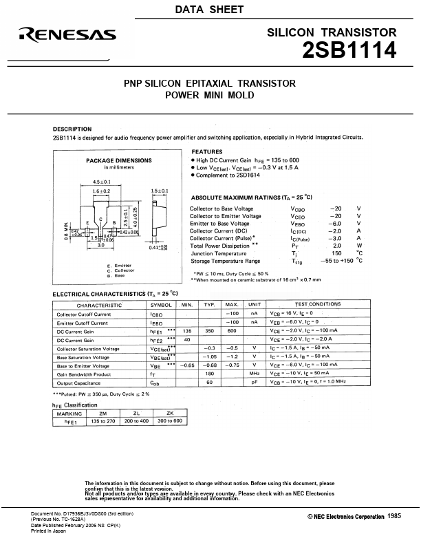 2SB1114