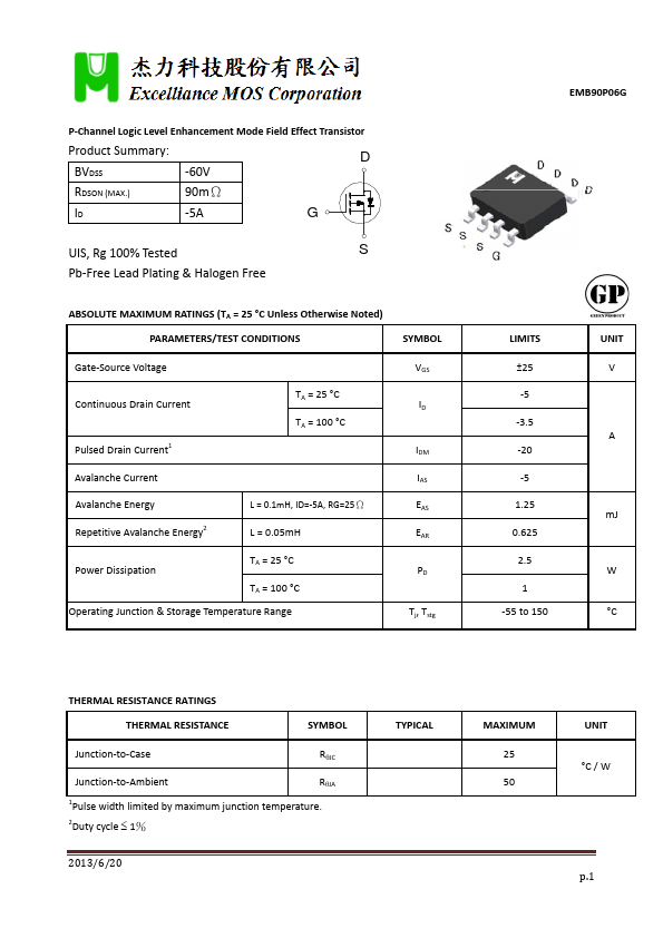 EMB90P06G