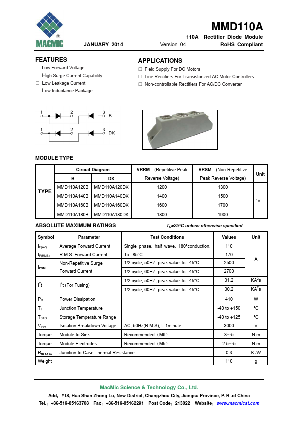 MMD110A120DK